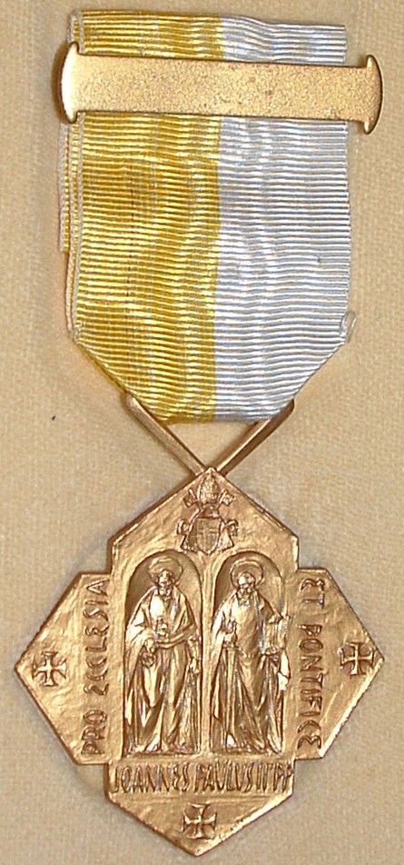 Medal Pro Ecclesia et Pontifice, fot. Bożena Rojek